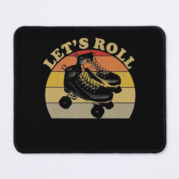 Item preview, Lets Roll Roller Skates Skating Retro Vintage Faded 70s 80s designed and sold by ReneBurkhardt.
