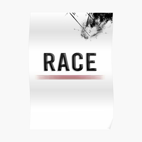 black-race-car-racing-cool-white-red-race-formula-poster-for-sale