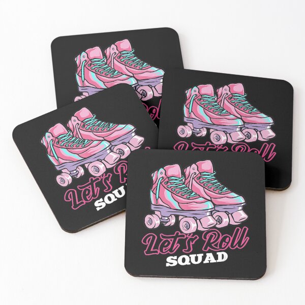 Item preview, Lets Roll Squad Roller Skating Retro Roller Blading designed and sold by ReneBurkhardt.