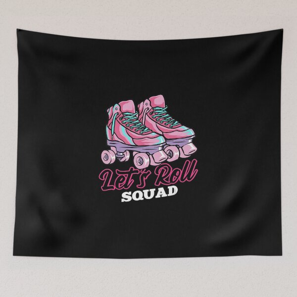Item preview, Lets Roll Squad Roller Skating Retro Roller Blading designed and sold by ReneBurkhardt.