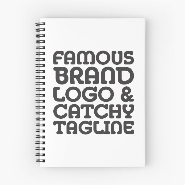 Item preview, Famous brand logo and catchy tagline designed and sold by crazycollective.