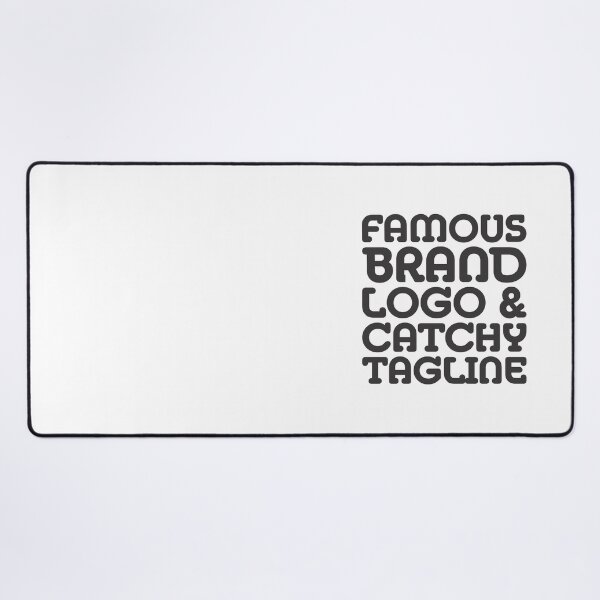 Item preview, Famous brand logo and catchy tagline designed and sold by crazycollective.