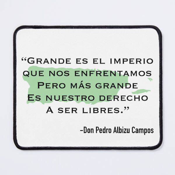 Item preview, Pedro Albizu Campos Quote designed and sold by SoLunAgua ..