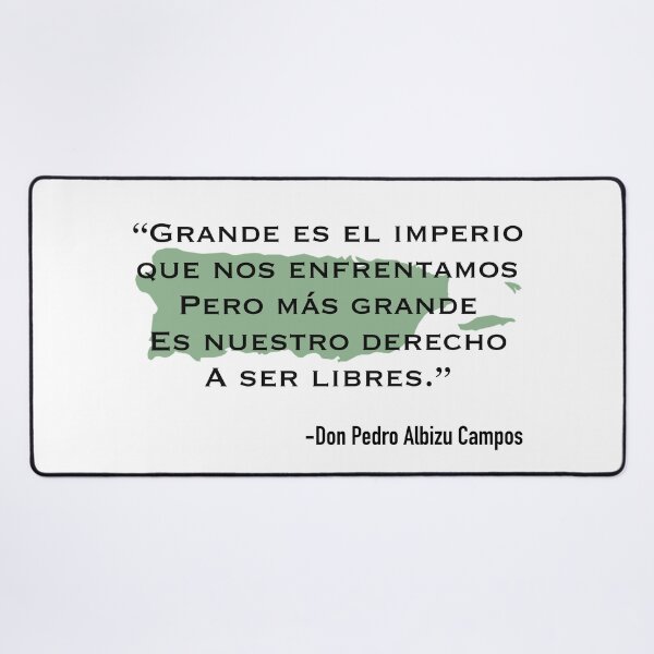 Item preview, Pedro Albizu Campos Quote designed and sold by SoLunAgua ..