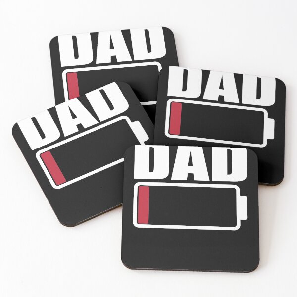 Item preview, Dad Low Battery Warning designed and sold by RoguePixel.