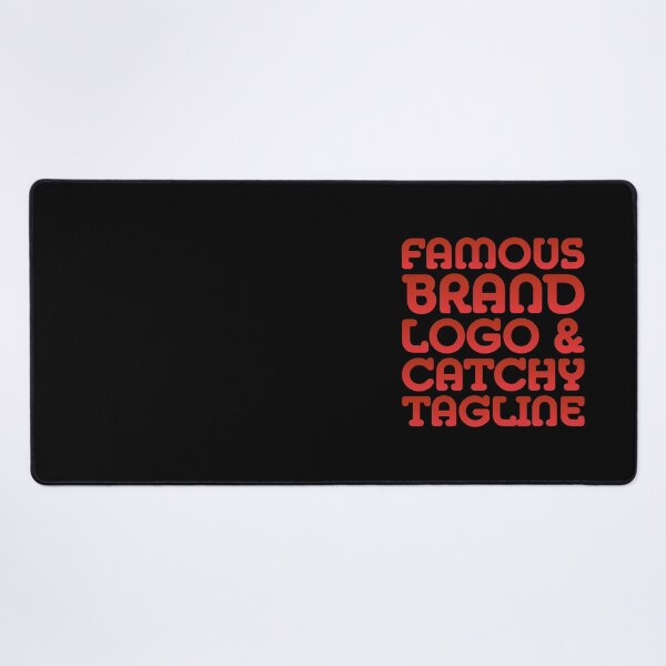 Item preview, Famous brand logo and catchy tagline designed and sold by crazycollective.