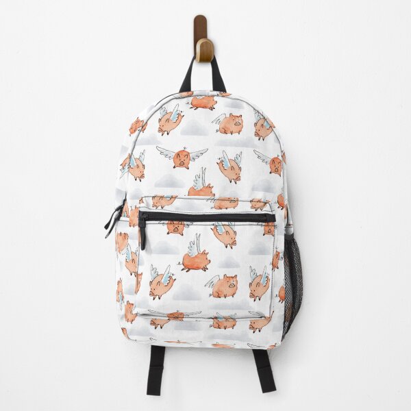 Item preview, Watercolor Flying Pig Pattern designed and sold by Brigidmalloy.