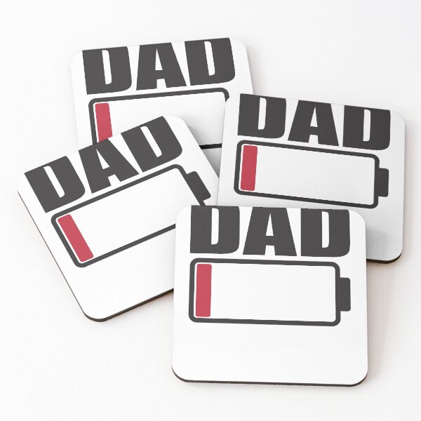 Item preview, Dad Low Battery Warning designed and sold by RoguePixel.