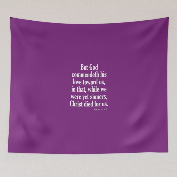 Item preview, While We Were Yet Sinners, Christ Died For Us Romans 5:8 designed and sold by AlwaysAwesome.
