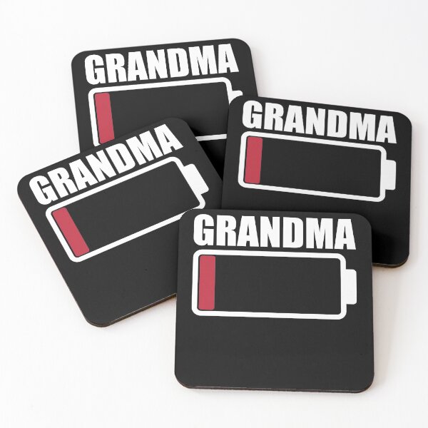 Item preview, Grandma Low Battery Warning designed and sold by RoguePixel.