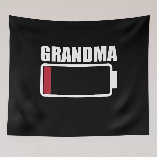 Item preview, Grandma Low Battery Warning designed and sold by RoguePixel.