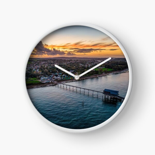 Bembridge Sunset Isle Of Wight Clock