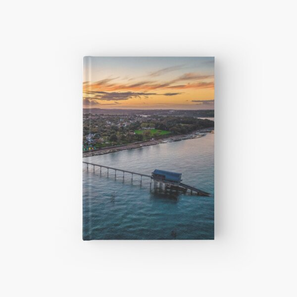 Bembridge Sunset Isle Of Wight Hardcover Journal