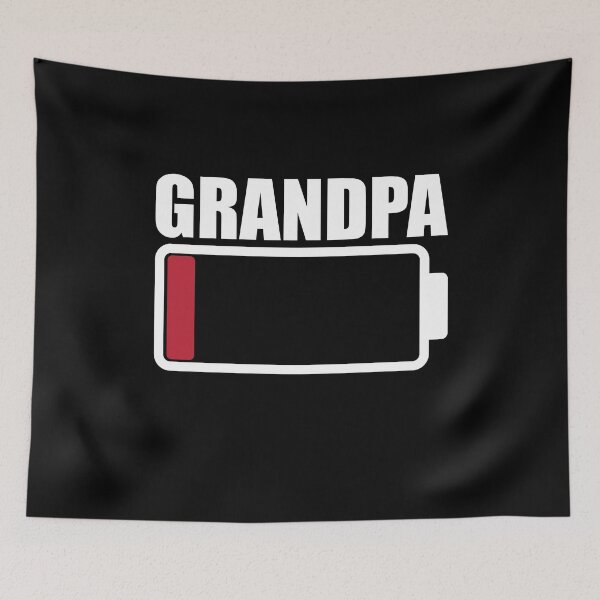 Item preview, Grandpa Low Battery Warning designed and sold by RoguePixel.
