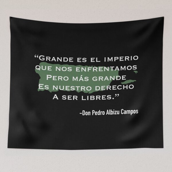Item preview, Pedro Albizu Campos Quote designed and sold by SoLunAgua ..