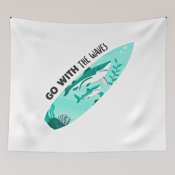 Item preview, Go with the Waves - Creative Surfboard designed and sold by swimarts.