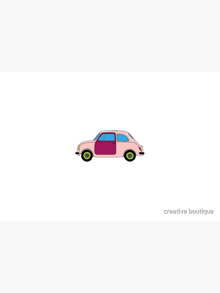 Fiat Fiat 500 Graphic T Shirt Kids Car Graphic Car Illustration Cartoon Drawing Drawing Car Car Graphic T Shirt Art Board Print By Creatifboutique Redbubble