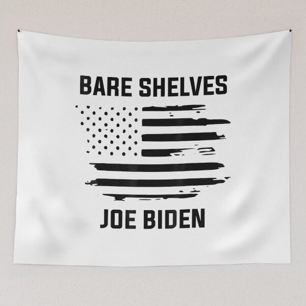 Item preview, Bare Shelves Biden US Flag Funny Meme designed and sold by ToddJJJ.