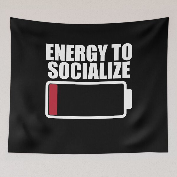 Item preview, Socializing Juice Low Battery Warning designed and sold by RoguePixel.