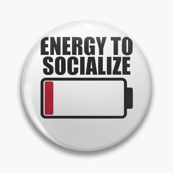 Item preview, Socializing Juice Low Battery Warning designed and sold by RoguePixel.
