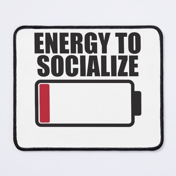 Item preview, Socializing Juice Low Battery Warning designed and sold by RoguePixel.