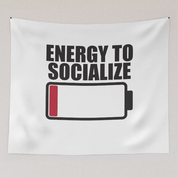 Item preview, Socializing Juice Low Battery Warning designed and sold by RoguePixel.