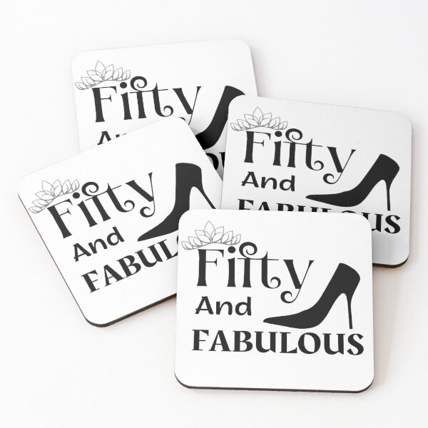 Item preview,  Fifty and Fabulous Funny Black 50th Birthday Party Design designed and sold by NishiiAgrawal.