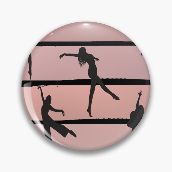 Item preview, dusty rose, retro dance design designed and sold by reka88.