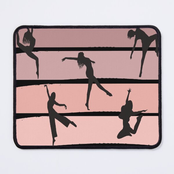 Item preview, dusty rose, retro dance design designed and sold by reka88.