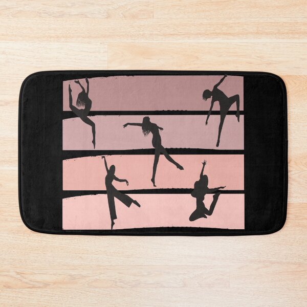 Item preview, dusty rose, retro dance design designed and sold by reka88.