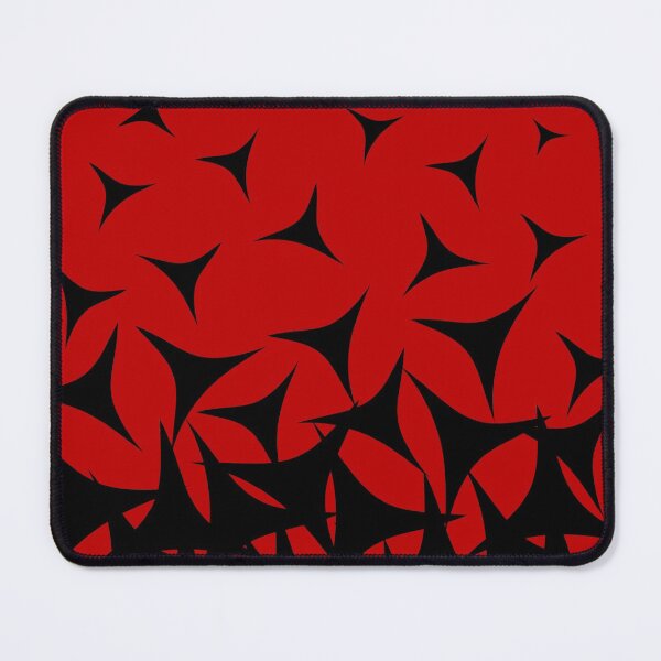 Item preview, Pinched black triangles stacked - red designed and sold by Anteia.