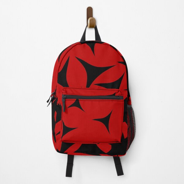 Item preview, Pinched black triangles stacked - red designed and sold by Anteia.