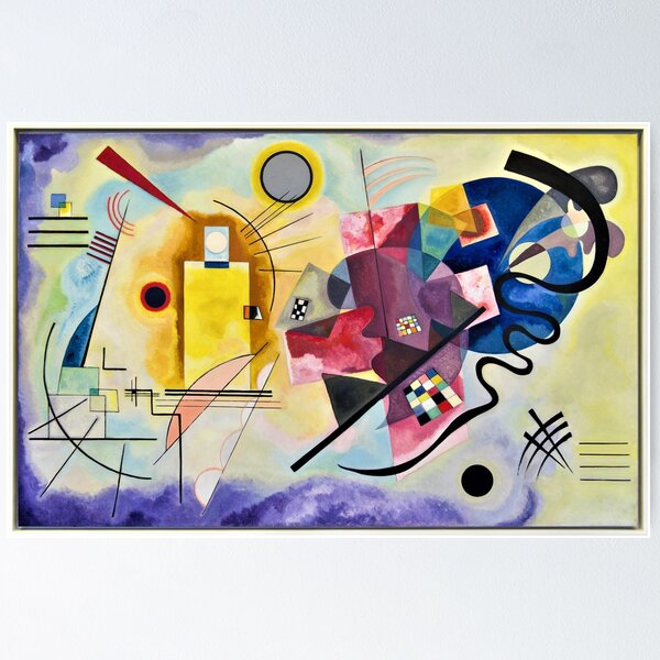 Item preview, Wassily Kandinsky "Yellow-Red-Blue" designed and sold by lava-girl.