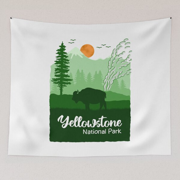 Item preview, Yellowstone National Park Nature designed and sold by ethnicdrawing.