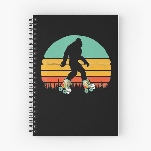 Item preview, Retro Bigfoot Roller Skating Sasquatch 80s Skater designed and sold by ReneBurkhardt.