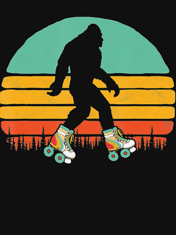 Retro Bigfoot Rollerblades Shirt, Sasquatch Inline Skate Tee Retro Bigfoot Rollerblades Shirt, Sasquatch Inline Skate Tee
