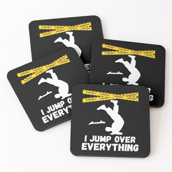 Item preview, I Jump Over Everything - Funny Skateboard Skate Gift print designed and sold by theodoros20.
