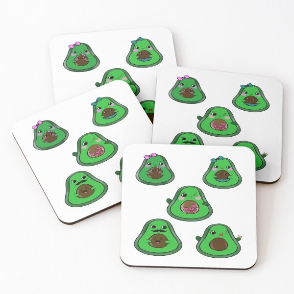 Item preview, Cute Avocado -  Kawaii Style designed and sold by davidmurtagh.