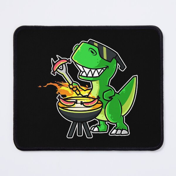 Item preview, Cool Dinosaur Tyrannosaurus Cooking Sausages Barbecue BBQ graphic designed and sold by theodoros20.