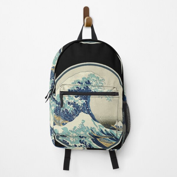 Item preview, Kanagawa circle Hokusai Big Wave designed and sold by T-paw.