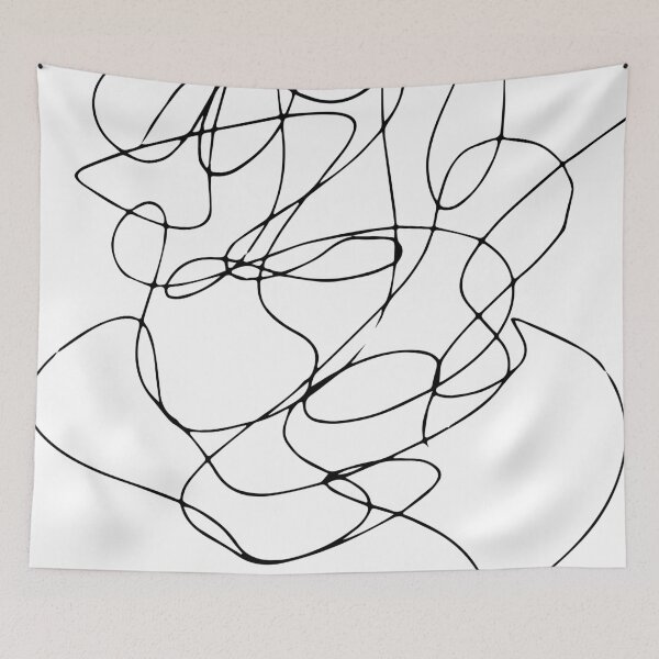 Item preview, Vector image of a doodle. Abstract chaos. Black outline.  designed and sold by Nia-Chi.