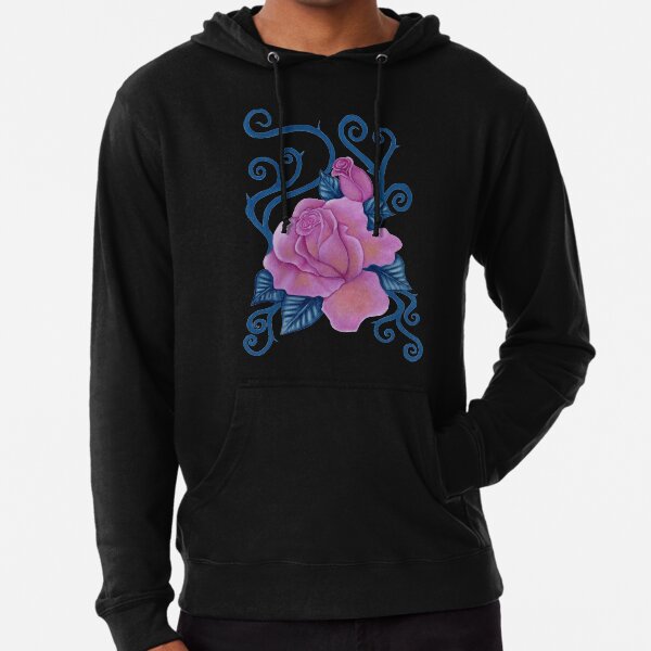 pink rose sweatshirt