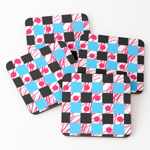 Item preview, Geometric Checkered Abstract Pattern designed and sold by Nisha Prabhu.