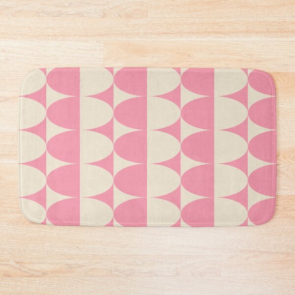Item preview, Mid-century Retro Optical Oval Candy Pink and White designed and sold by Octavia Soldani.