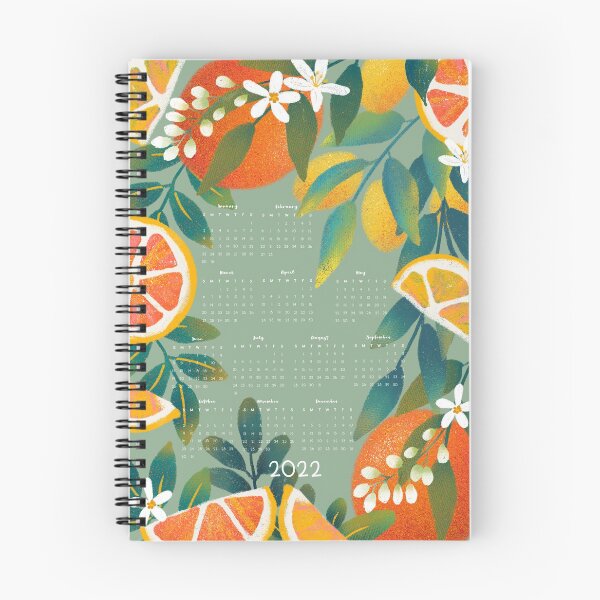 Item preview, Citrus calendar 2022 designed and sold by raghda-s-m.
