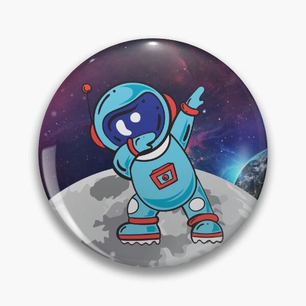 Aperçu de l'œuvre Dabbing Astronaut To The Stars Funny Cool Desgin créée et vendue par GumStickers.