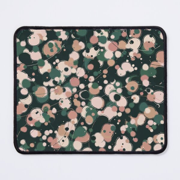 Item preview, Ditsy Bubble Pattern in Coral, Blush Pink and, Emerald and Forest Green designed and sold by kasamor.