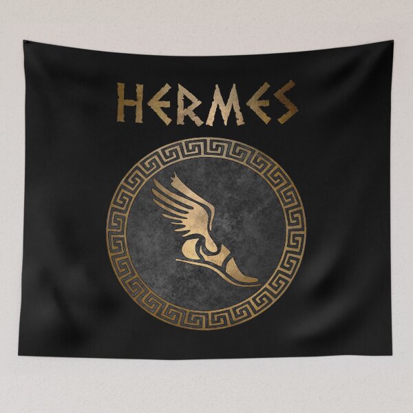 Item preview, Greek God Hermes God of Travel and Wealth designed and sold by Agema Apparel.