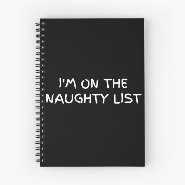 Item preview, I'm On The Naughty List designed and sold by raccoonbox.