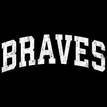 Braves Vintage Sports Name Athletic Gift Men Boy Girl T-shirt